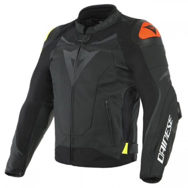 Dainese Vr46 Victory Black Fluo Yellow Deri Mont…