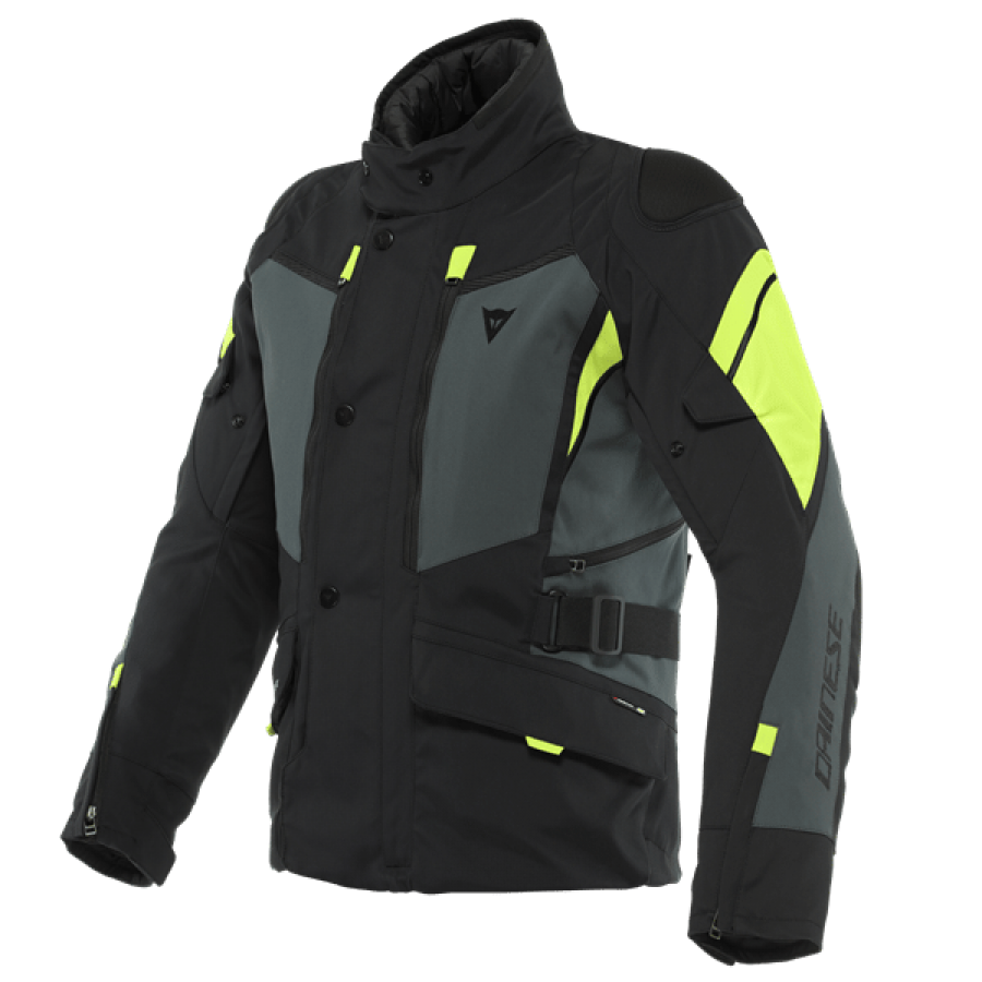 Dainese Carve Master 3 Black Ebony Fluo Yellow Goretex Mont