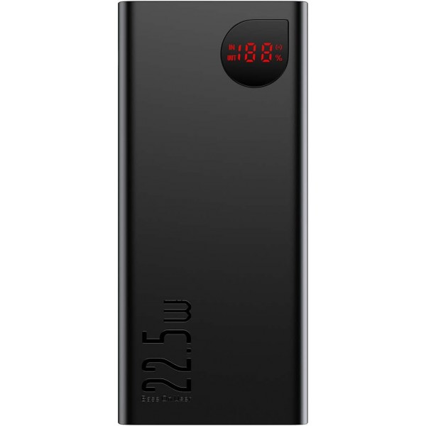Baseus Adaman, Powerbank, Siyah, Pil Kapasitesi: 20.000 mAh…