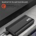 Bix PB302 Dört Portlu PD + 3x USB 22.5W QC Şarj Destekli 30000 mAh Powerbank (Black)