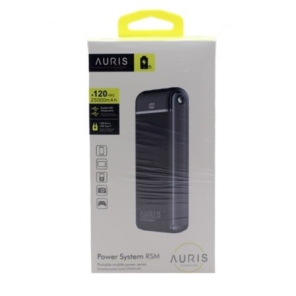 Aurıs 25000 mAH Dijital Ekran Powerbank…