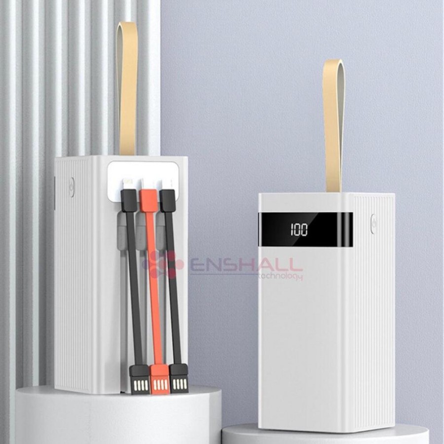 Enshall 50.000 mAh Dahili Kablolu Powerbank