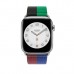 Apple Watch Hermès - 45 mm Simple Tour Casaque Rouge H/Bleu Saphir