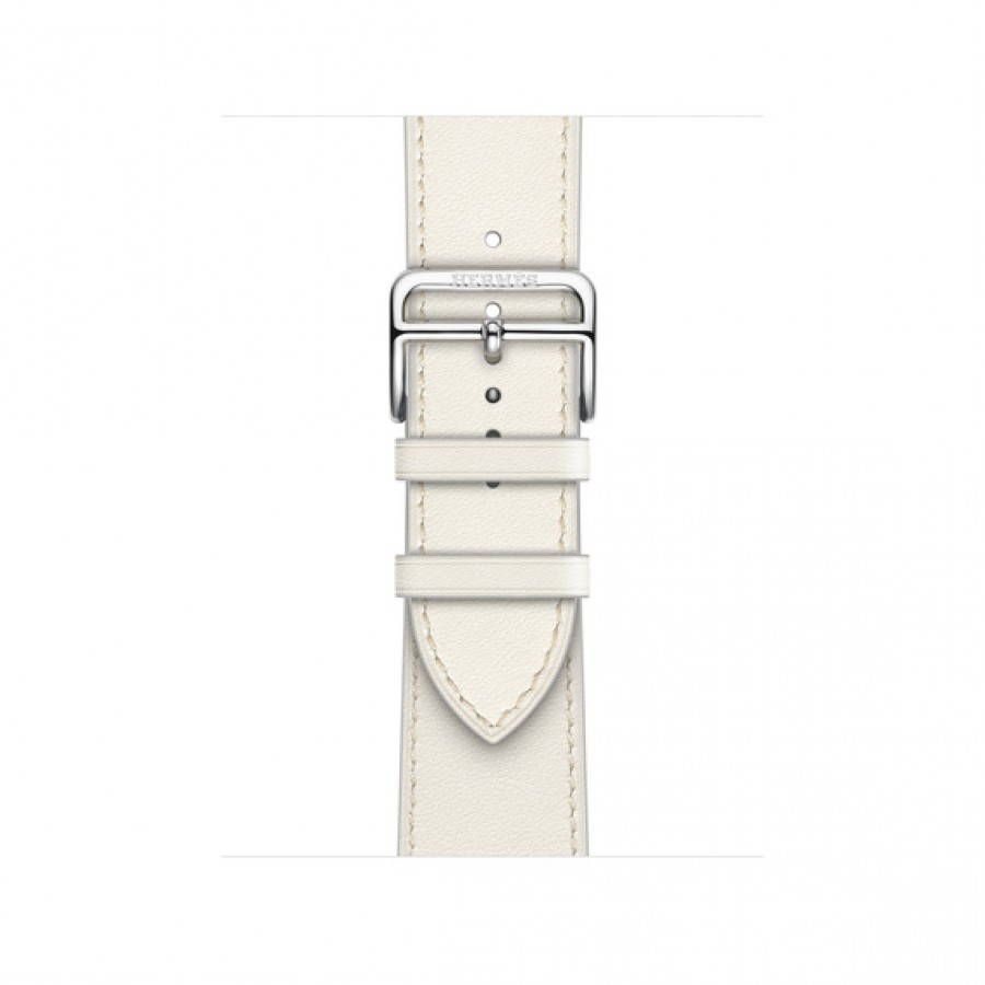 Apple Watch Hermès - 41 mm Simple Tour Blanc Swift Deri