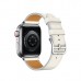 Apple Watch Hermès - 41 mm Simple Tour Blanc Swift Deri