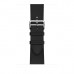 Apple Watch Hermès - 45 mm Simple Tour Boucle Déployante Noir Swift Deri