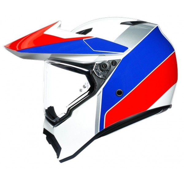 AGV AX-9 Kask Atlante White Blue Red