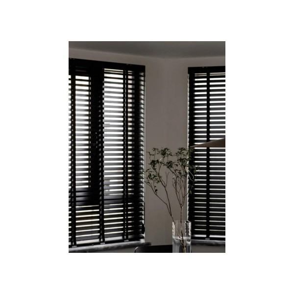 Wooden Blinds Doğal Ahşap Jaluzi Perde 50mm, Alüminyum Kasalı…