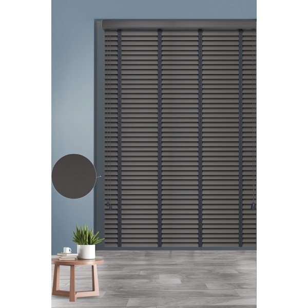 PJ Polywood Jaluzi Techstorperde 784-GRİ Antrasit 50MM Zincirli Siste…