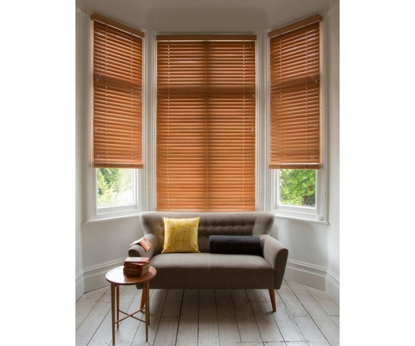  Jaluzi Kahverengi̇ 50 Mm Ahşap Jaluzi 210x260 cm…