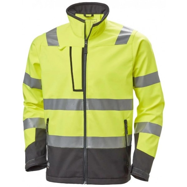 Helly Hansen Workwear Alna 2.0 Hı Vıs Softshell Işçi Montu…