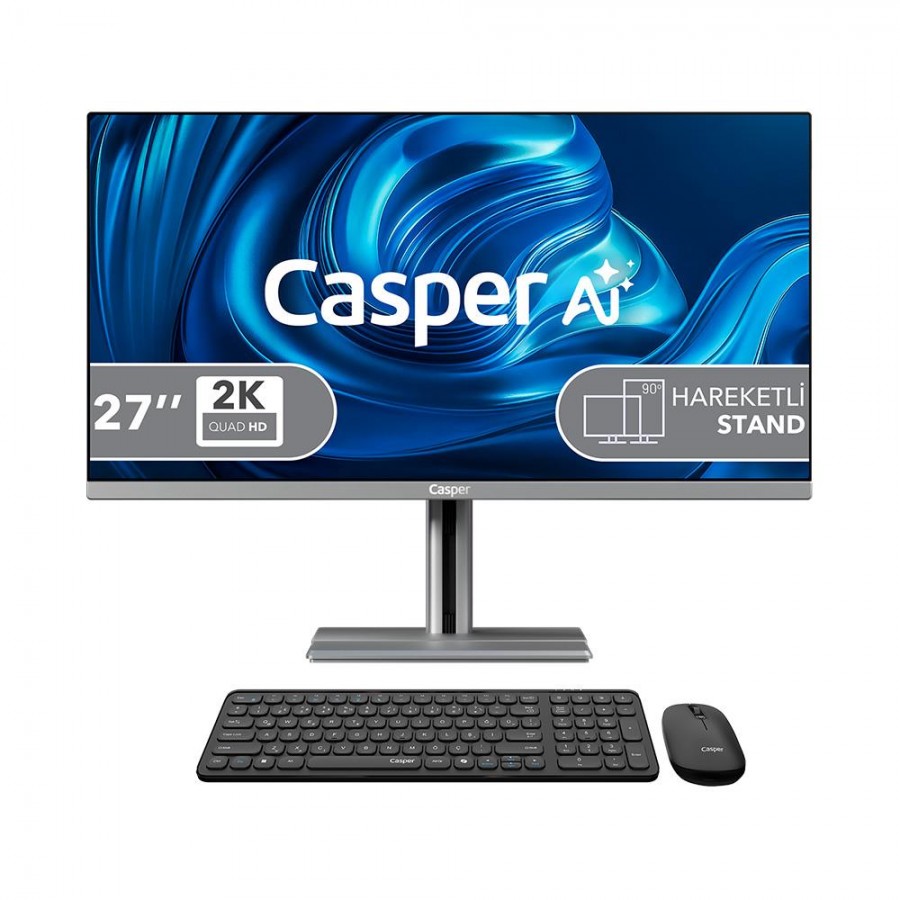 CASPER Nirvana AIO A870 ULTRA 7 255H 2.0GHZ 16GB 1TB SSD INTEL ARC 140T WIN11 27''