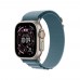 Apple Watch Ultra 3 GPS+ Cellular 49mm Natural Titanium Case with Light Blue Alpine Loop L