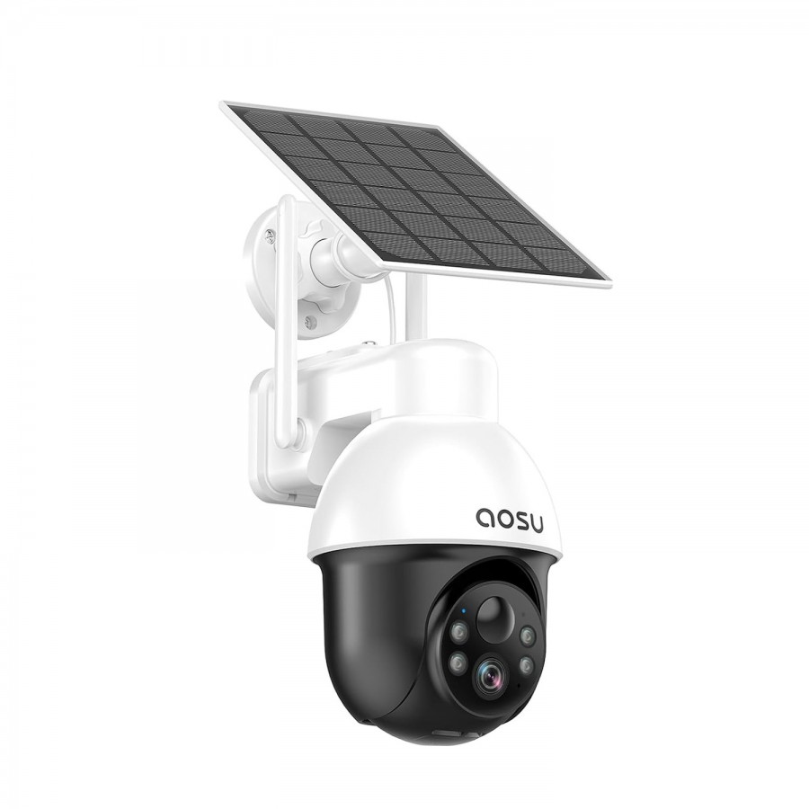 AOSU Tekne Karavan Güneş Enerjili Kablosuz Güvenlik Kamerası