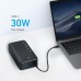 Anker 347 PowerCore 30W 40.000 mAh Powerbank ( 40K - 4 Port ) - Siyah