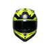 Agv K7 MPLK Glımpse Matt Black Yellow Fluo Kapalı Kask