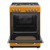 Vestel Retro SF 84011 DG Turuncu 4 Gözü Gazlı A Enerji Sınıfı Solo Fırın
