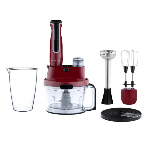 Vestel Nano Cut Retro Bordo Multi Blender Set&hellip;