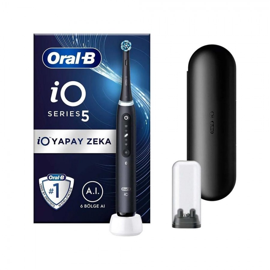 Oral-B iO5 Şarjlı Diş Fırçası - Mat Siyah Oral-B iO5 Şarjlı Diş Fırçası - Mat Siyah